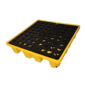 Pallet nhựa chống tràn 4 thùng (1300x1300x300mm)