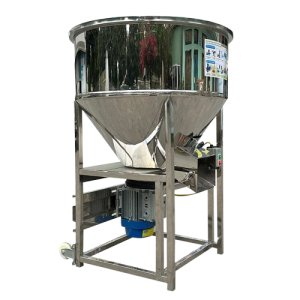Máy trộn hạt nhựa dạng đứng, model: KTD-50KG, công suất: 1.5kw, điện áp 380V, dung lượng: 50KG, sản xuất năm: 2024