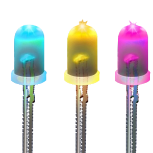 Điot phát quang, điện áp: 24V, dòng điện: 20A, đường kính đầu tròn: 3mm, độ cao: 5.08mm, (1bag=10pce) /发光二极管
